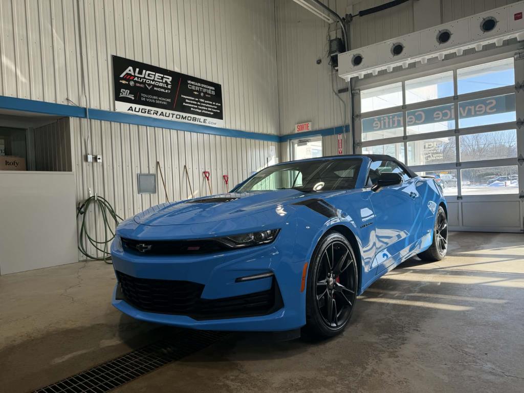 Blue (BLEU RAPIDE) 2023 Chevrolet Camaro Convertible Rear-Wheel Drive Automatic